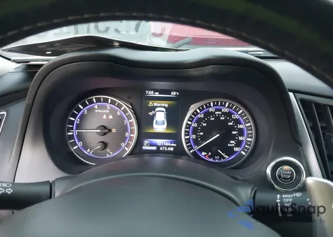 2016 Infiniti Q50 3.0T Premium from USA, damaged, VIN JN1EV7ARXGM343336